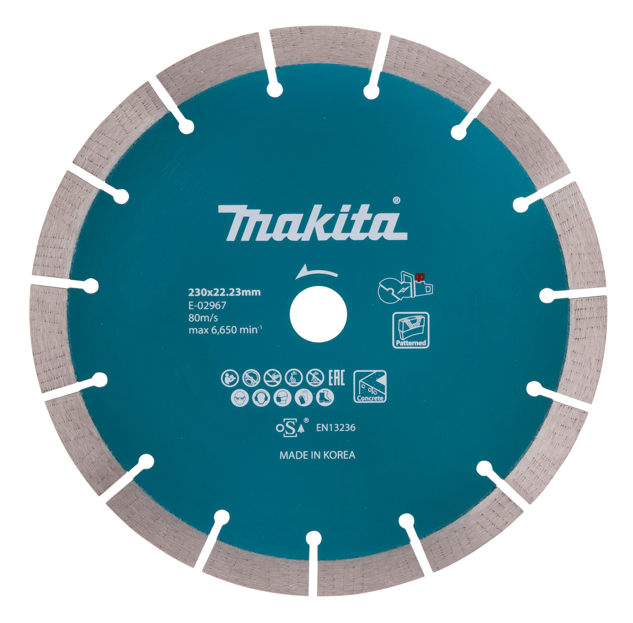 Makita Diamantscheibe Beton, 230 mm - Beton - E-02967