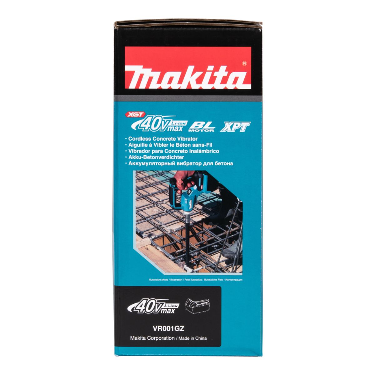 Makita Akku-Betonverdichter 40V max. (ohne Akku, ohne Ladegerät) ohne Verdichtervorsatz