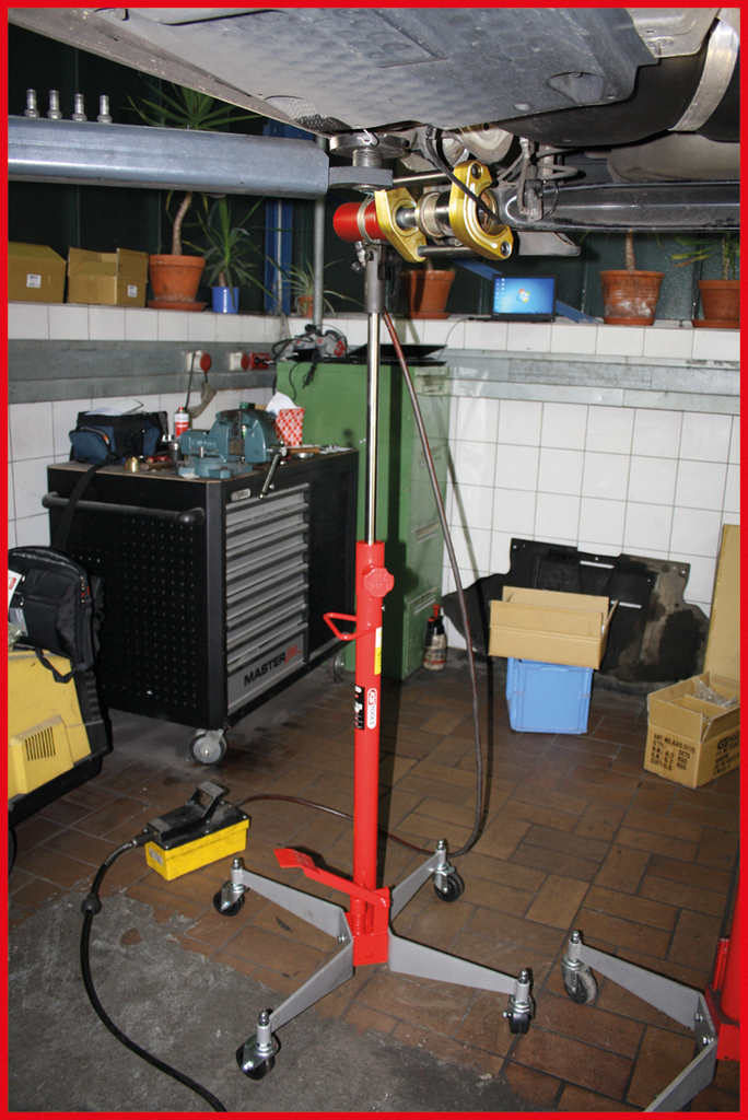 KS Tools Hydraulikzylinder-Halterungs-Satz, 4-tlg