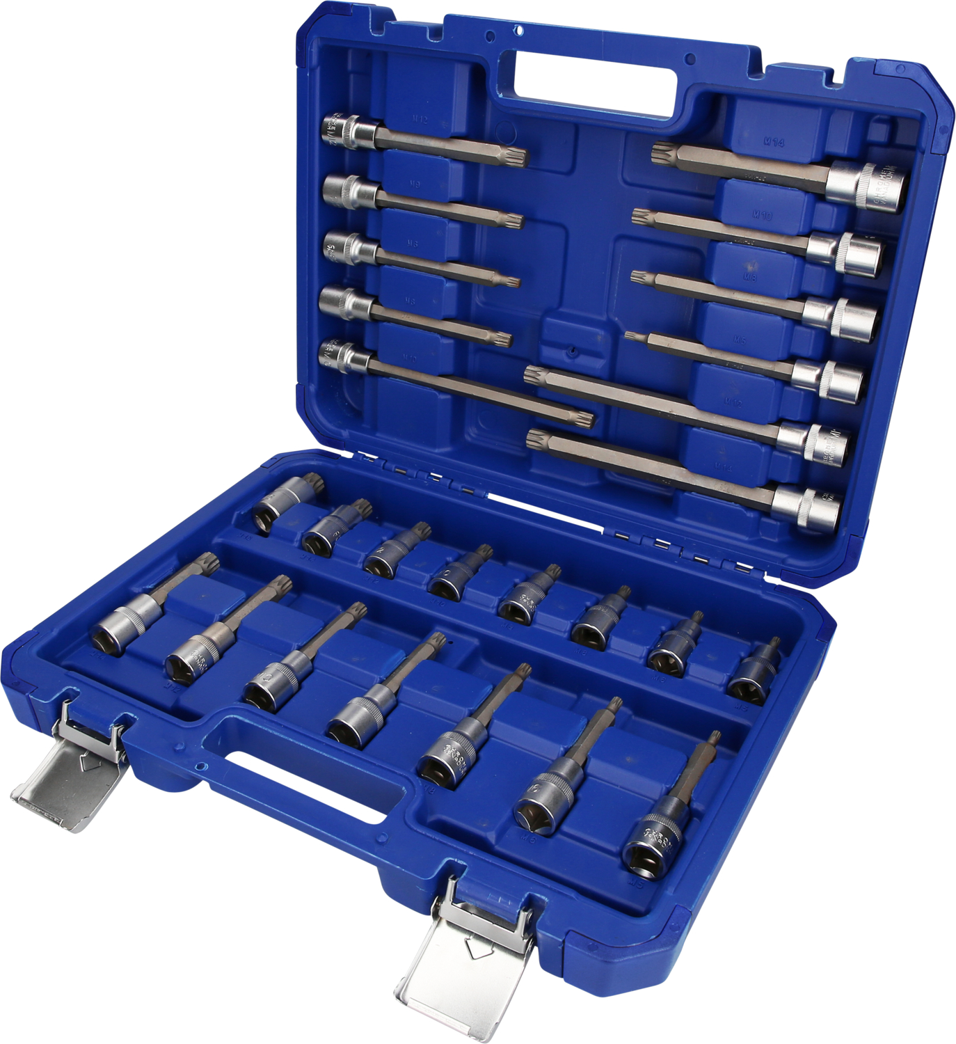 Brilliant Tools 1/2" Steckschlüssel-Satz, 26-tlg, Vielzahn-Profil, XZN - BT022026