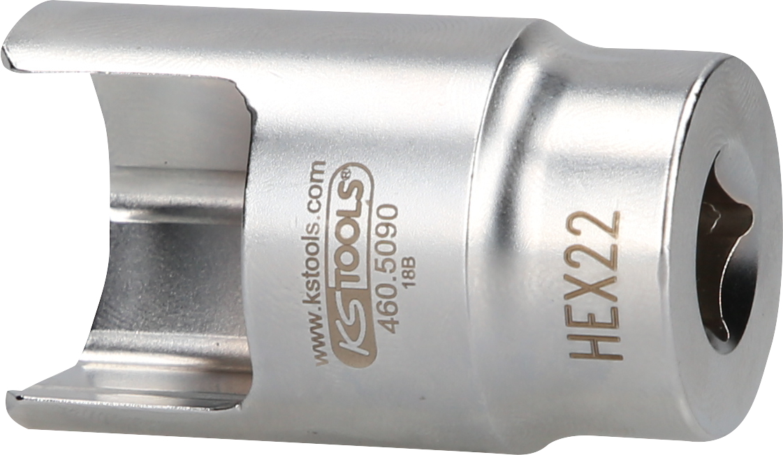 KS Tools 3/8" Spezial-Winkel-Rohrverbinder-Stecknuss, 22 mm