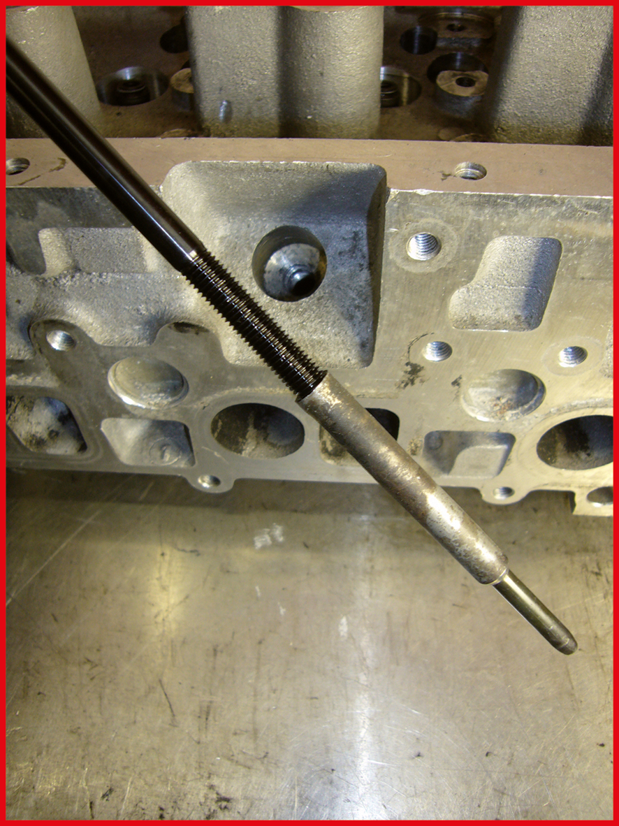 KS Tools Universal Glühkerzen-Ausbohrsatz M8 x 1, 8-tlg