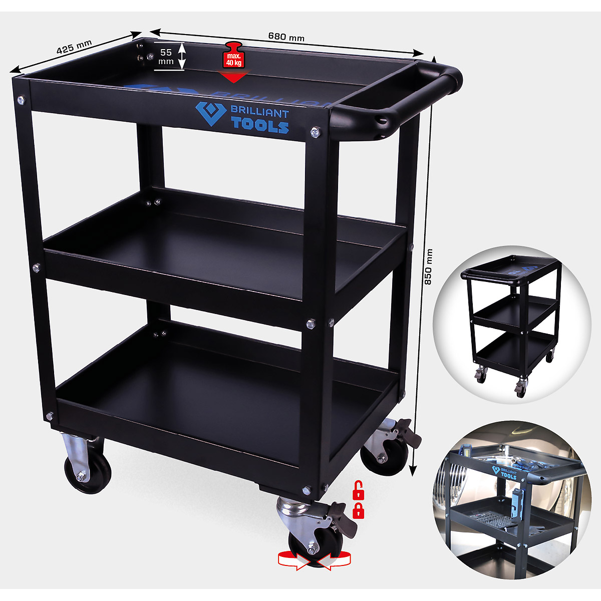 Brilliant Tools Service-Wagen