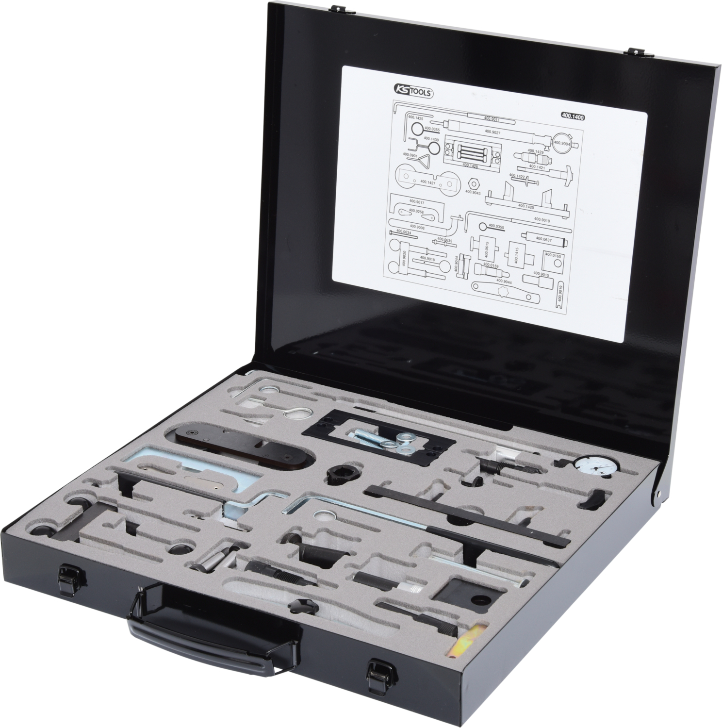 KS Tools Motoreinstell-Werkzeug-Satz für VAG, 42-tlg
