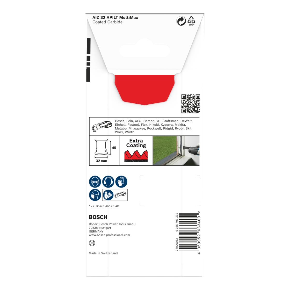 Bosch EXPERT MultiMax AIZ 32 APILT Blatt für Multifunktionswerkzeuge