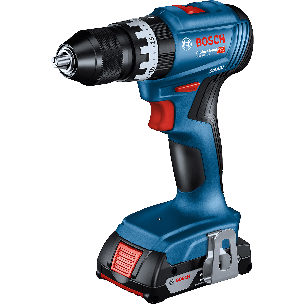 Bosch Akku-Schlagbohrschrauber GSB 18V-45 mit L-BOXX