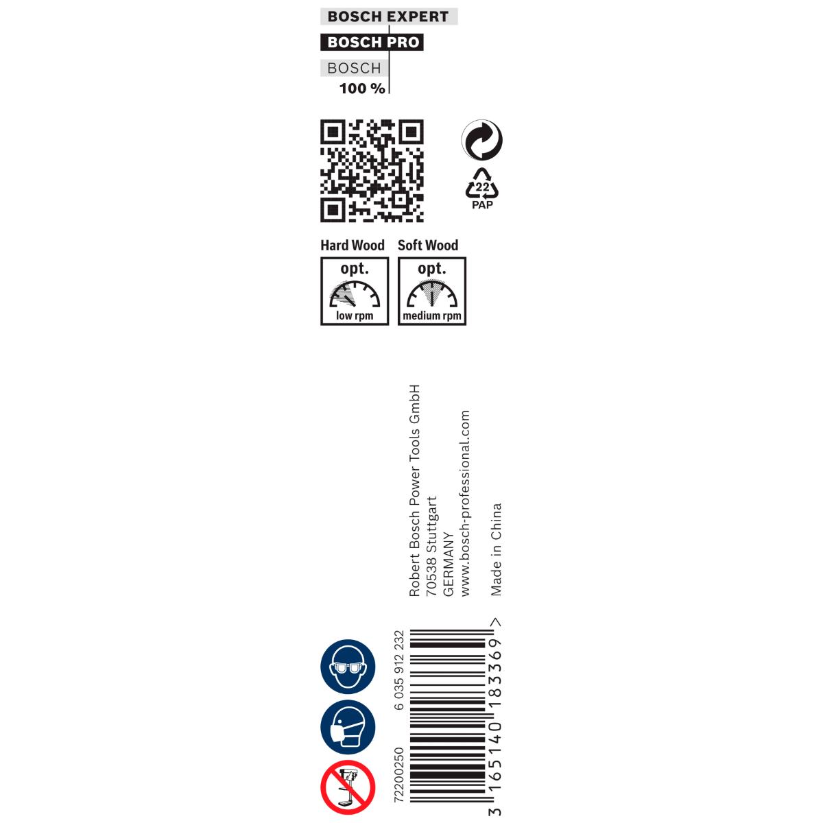 Bosch PRO Holzschlangenbohrer, Sechskant