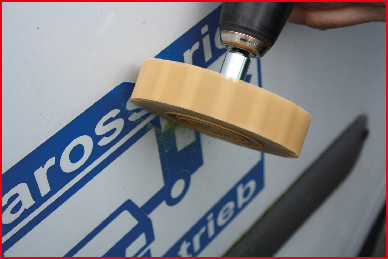 KS TOOLS Folienradierer mit Lamellen
