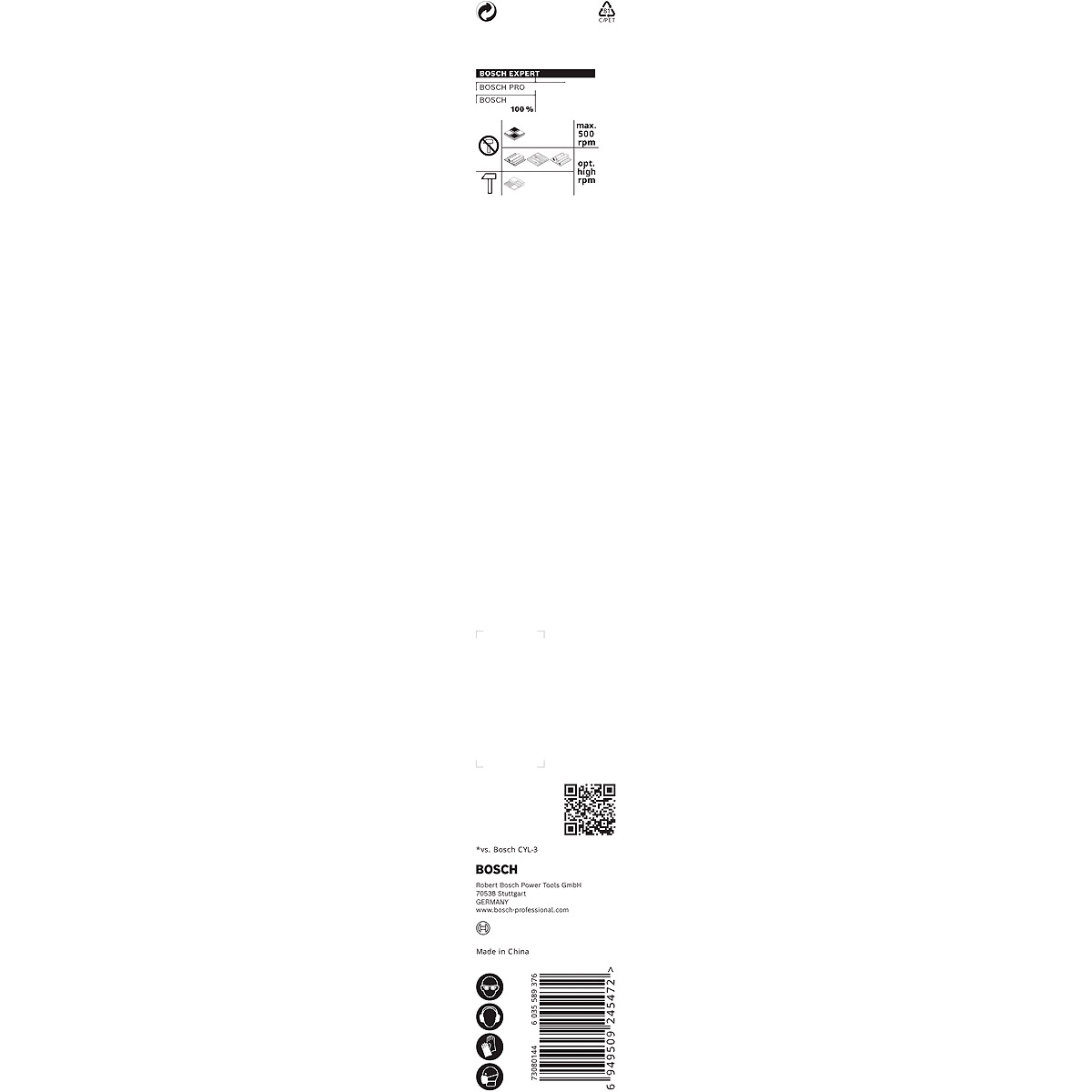 Bosch EXPERT HEX-9 MultiConstruction Bohrer, für Dreh- und Schlagbohrer