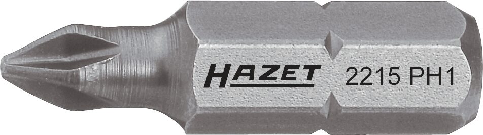 HAZET Bit PH Sechskant 6,3 (1/4 Zoll) Kreuzschlitz Profil PH 