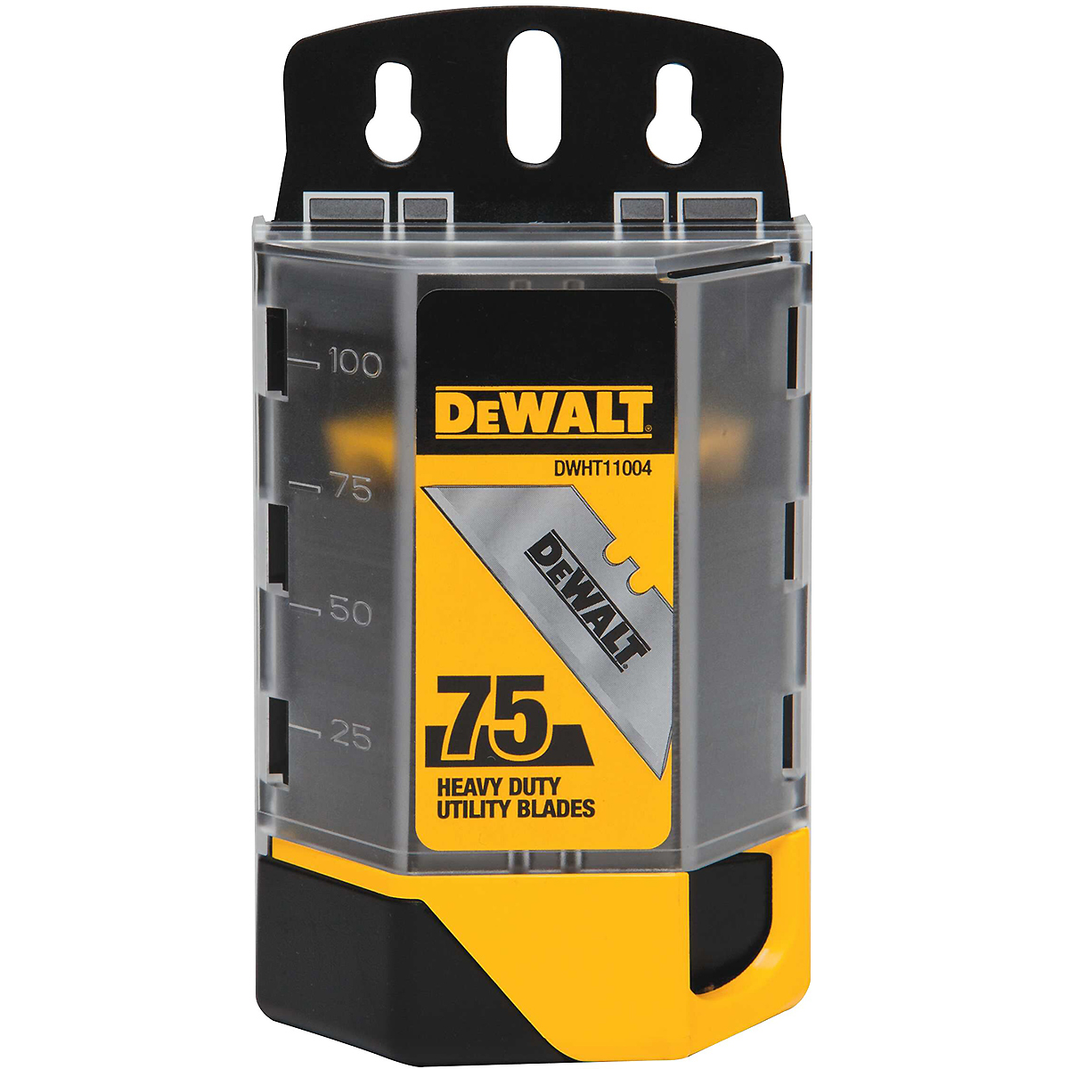 DEWALT Trapezklinge induktionsgehärtet 75 Stück im Spender