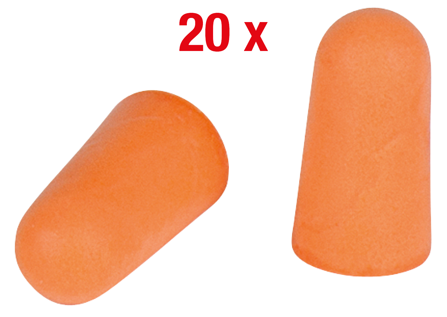 KS Tools Ohrstöpsel PU, ohne Schnur, 20 Paar