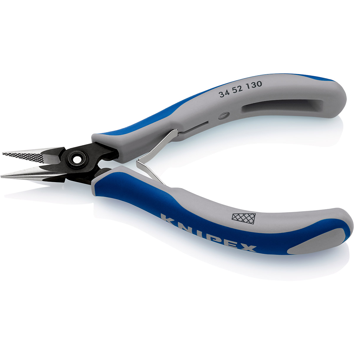 KNIPEX Präzisions-Elektronikzange, flachrund