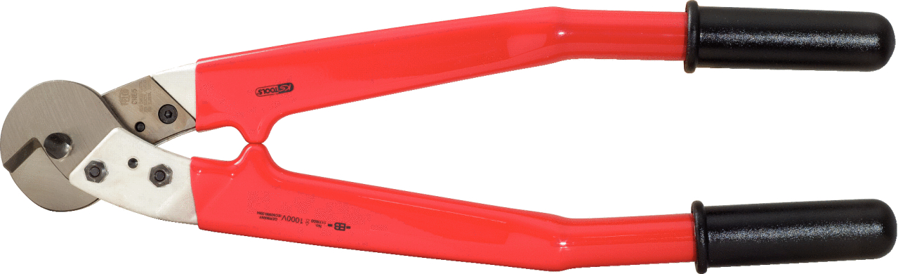 KS Tools Drahtseil-Kabelschere mit Schutzisolierung, 600mm