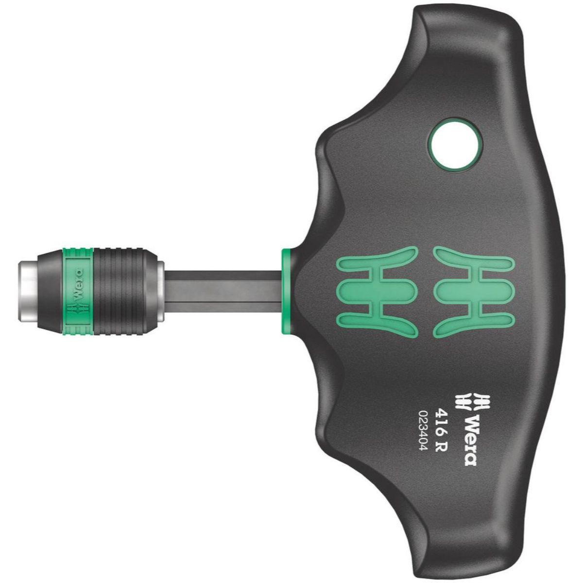 Wera 416 R Quergriff-Bits-Handhalter mit Rapidaptor Schnellwechselfutter