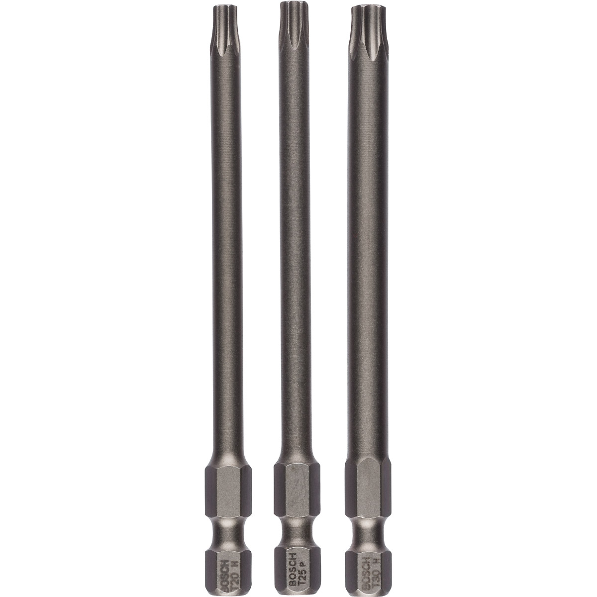 Bosch Schrauberbit-Set Extra-Hart, 3-teilig, T20, T25, T30