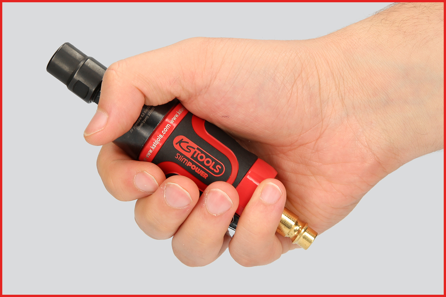 KS Tools SlimPOWER Mini-Druckluft-Stabschleifer, gerade