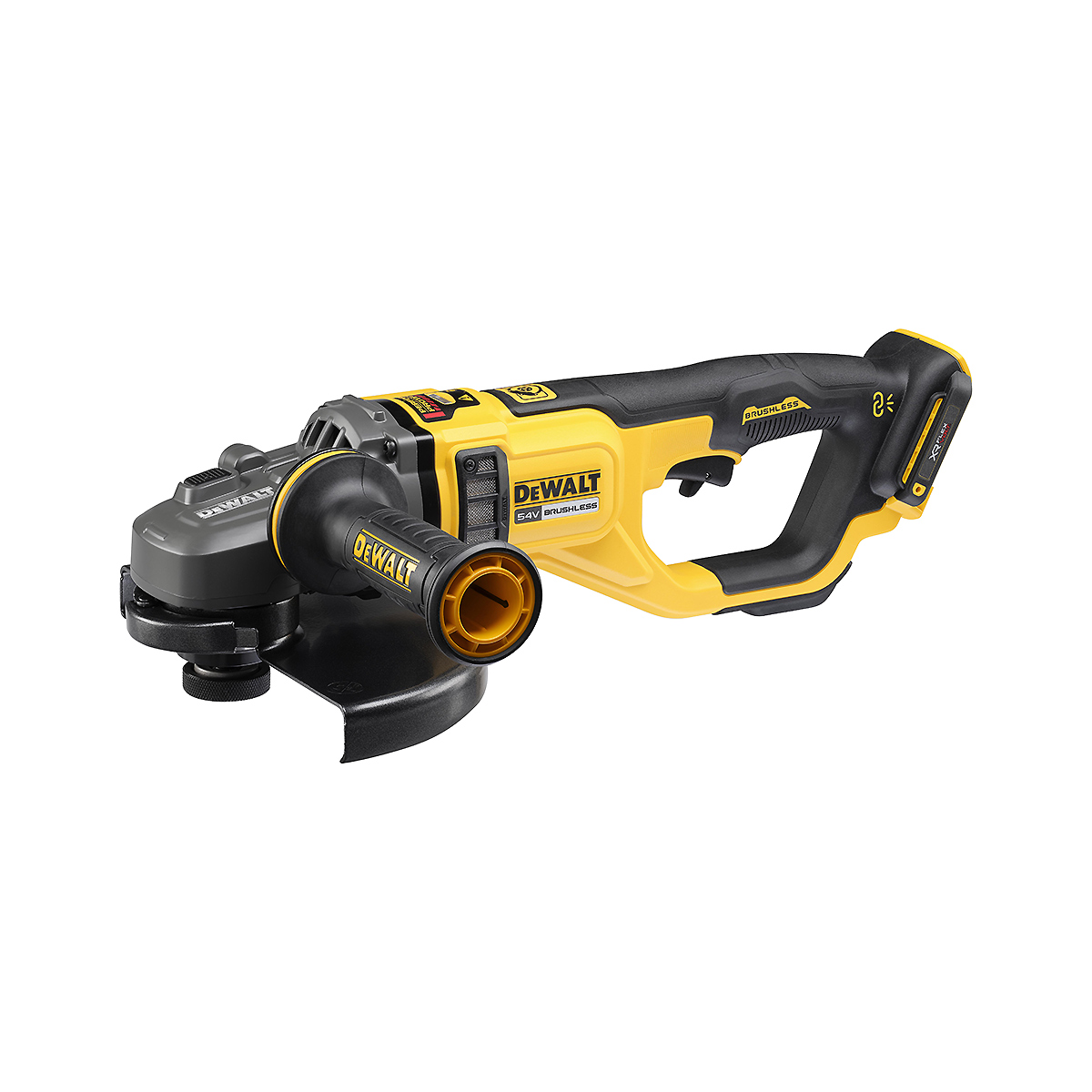 DEWALT XR FLEXVOLT Akku-Winkelschleifer 54V 230mm Basisversion in Transportkoffer