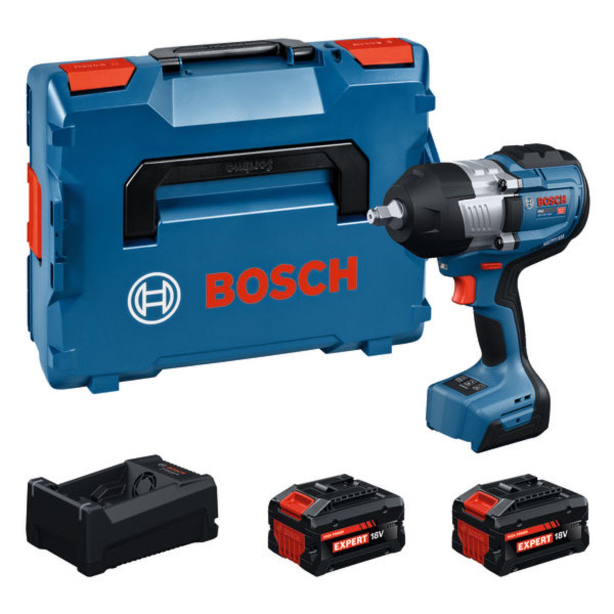 Bosch Schlagschrauber GDS18V-1400, 2x EXBA18V-55 in L-BOXX