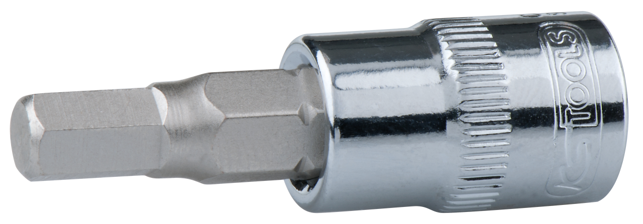 KS Tools 1/4" CHROMEplus Bit-Stecknuss Innensechskant