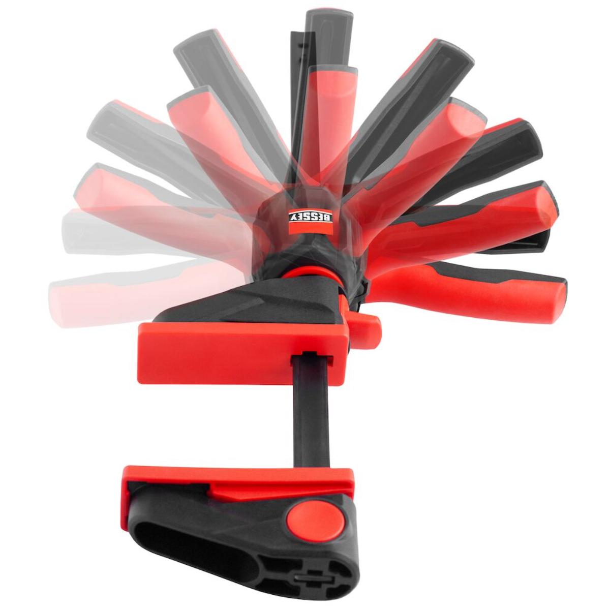 Bessey Einhandzwinge mit drehbarem Griff EZ360