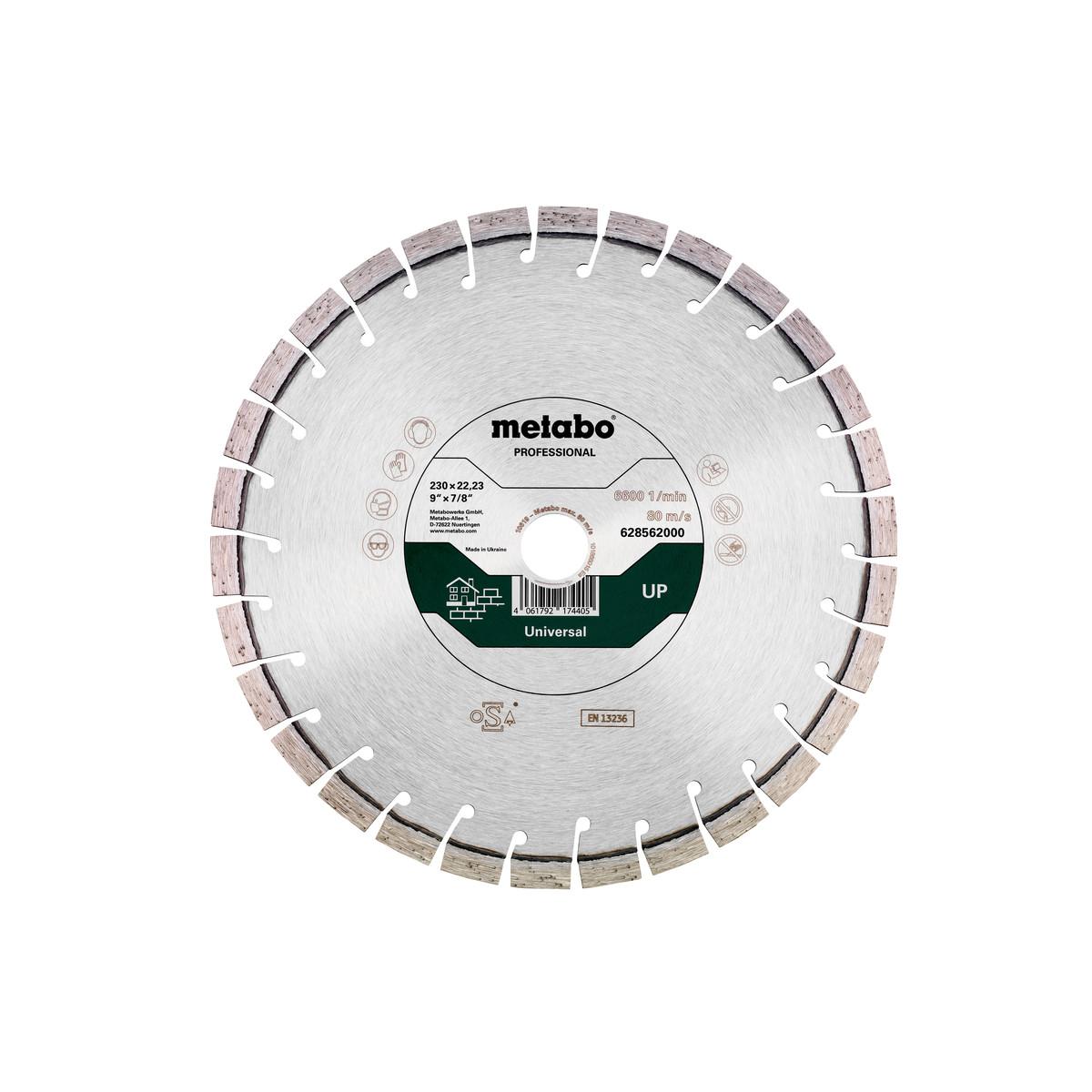 Metabo Diamanttrennscheibe UP, Universal professional