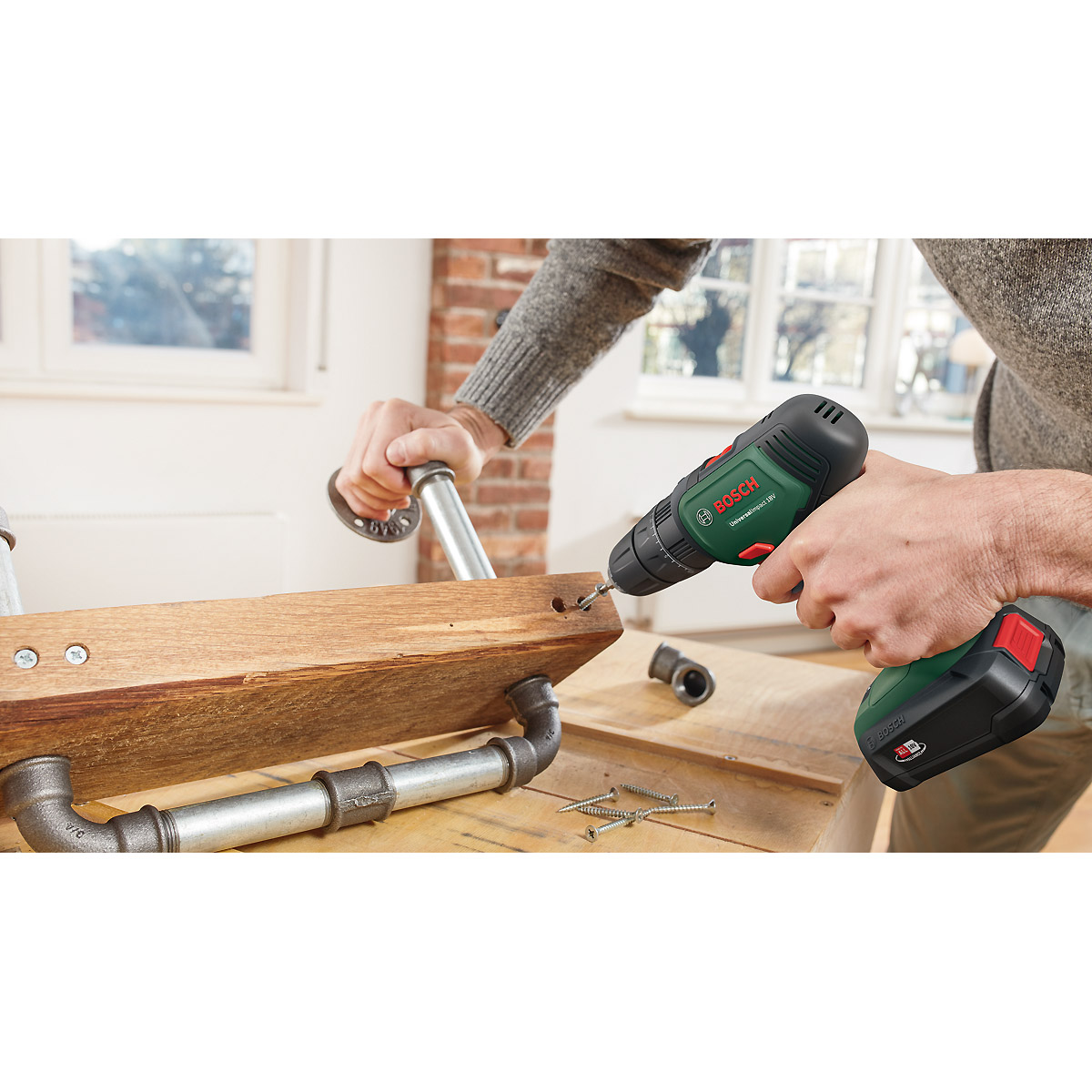 Bosch Akku-Schlagbohrmaschine UniversalImpact 18V + SystemBox