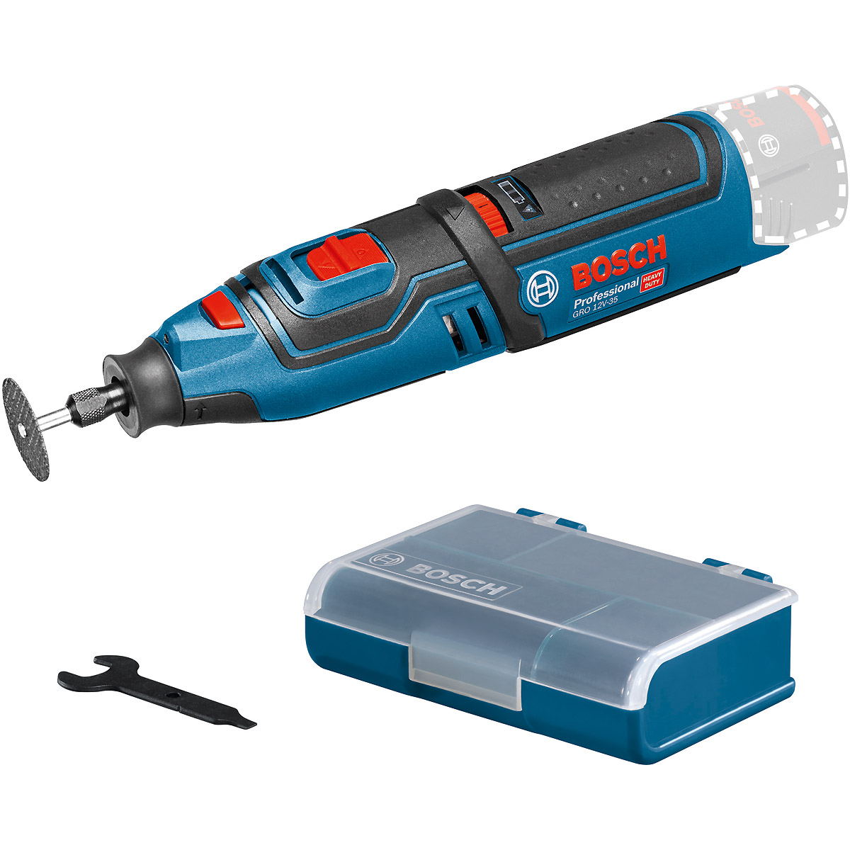 Bosch Akku-Rotationswerkzeug GRO 12V-35, Solo Version, im Karton