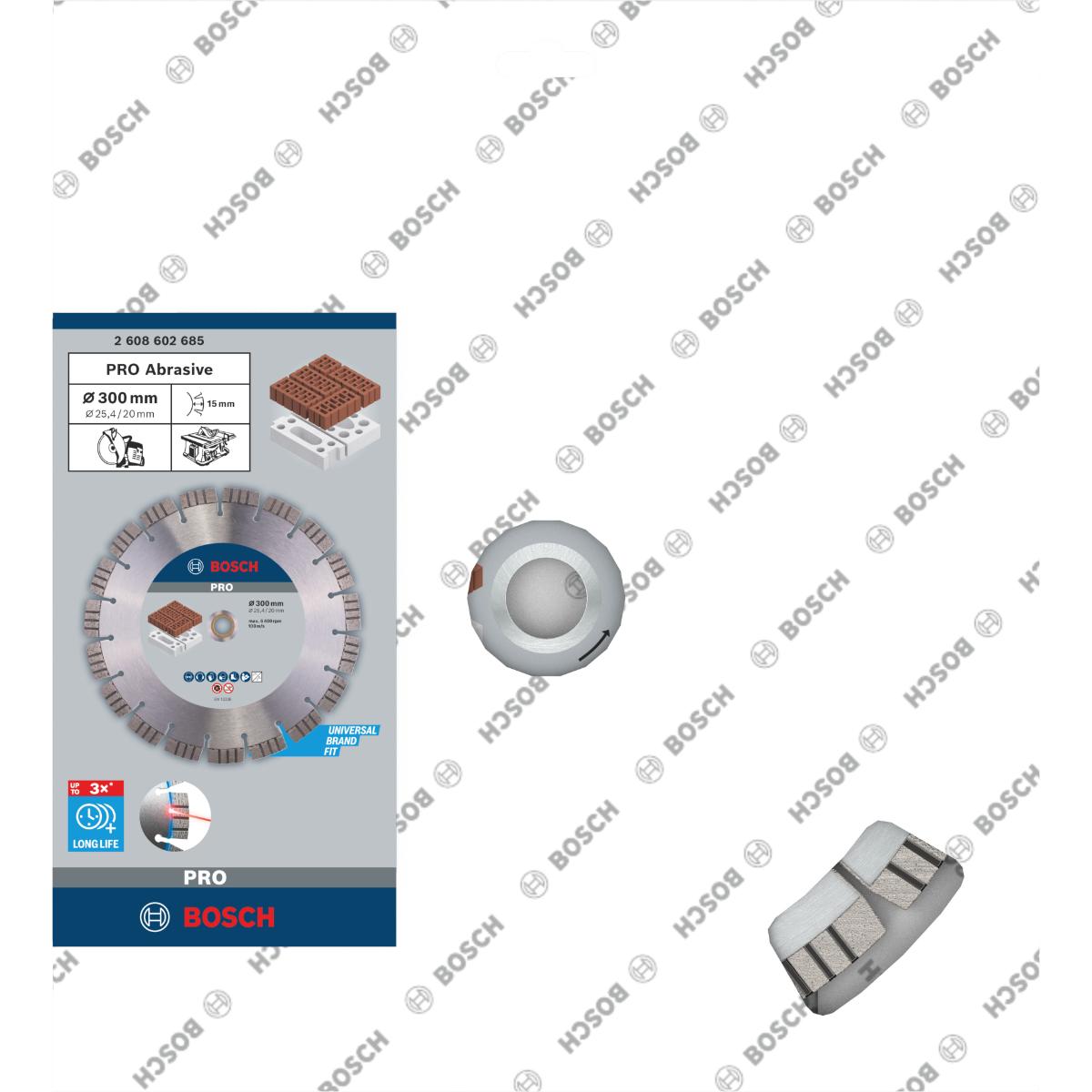 Bosch PRO Diamanttrennscheibe Best for Abrasive, 300/350/400/450