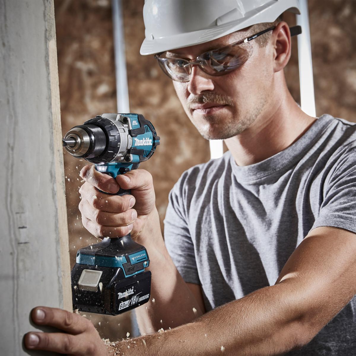Makita Akku-Schlagbohrschrauber 18V - max. 110 Nm - 0-1.800 U/min - DHP489RTJ
