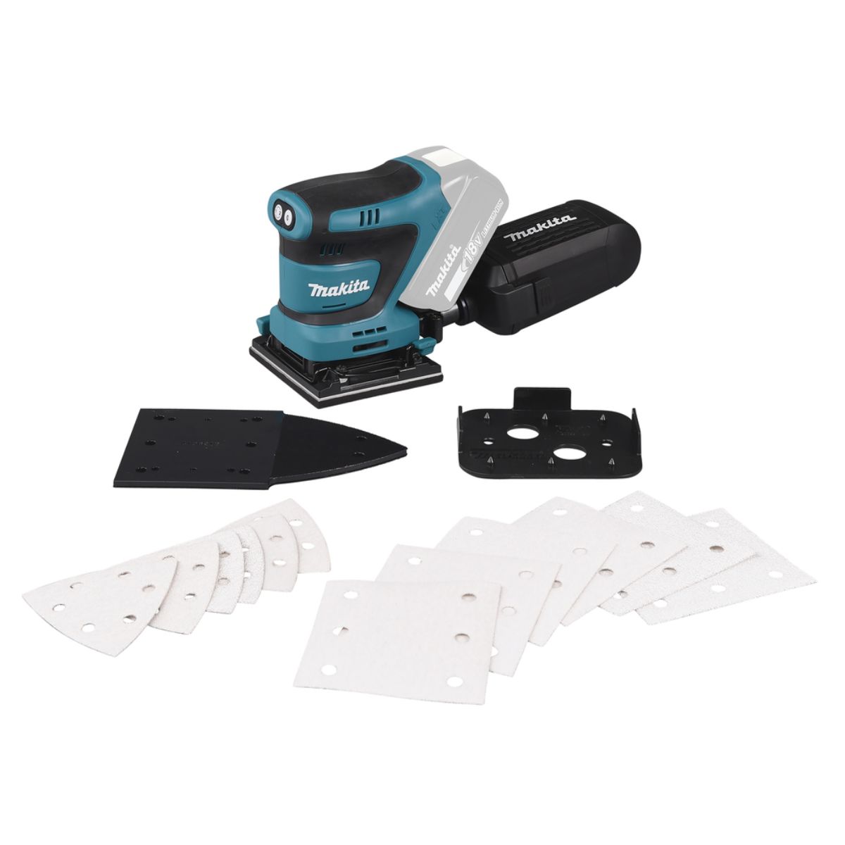 Makita Akku-Schwingschleifer 18V (ohne Akku, ohne Ladegerät) DBO480Z