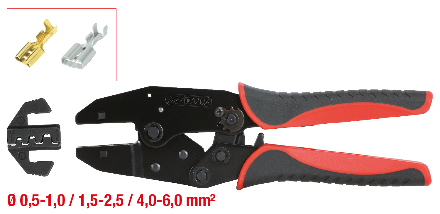 KS Tools Crimpzange für Steckhülsen