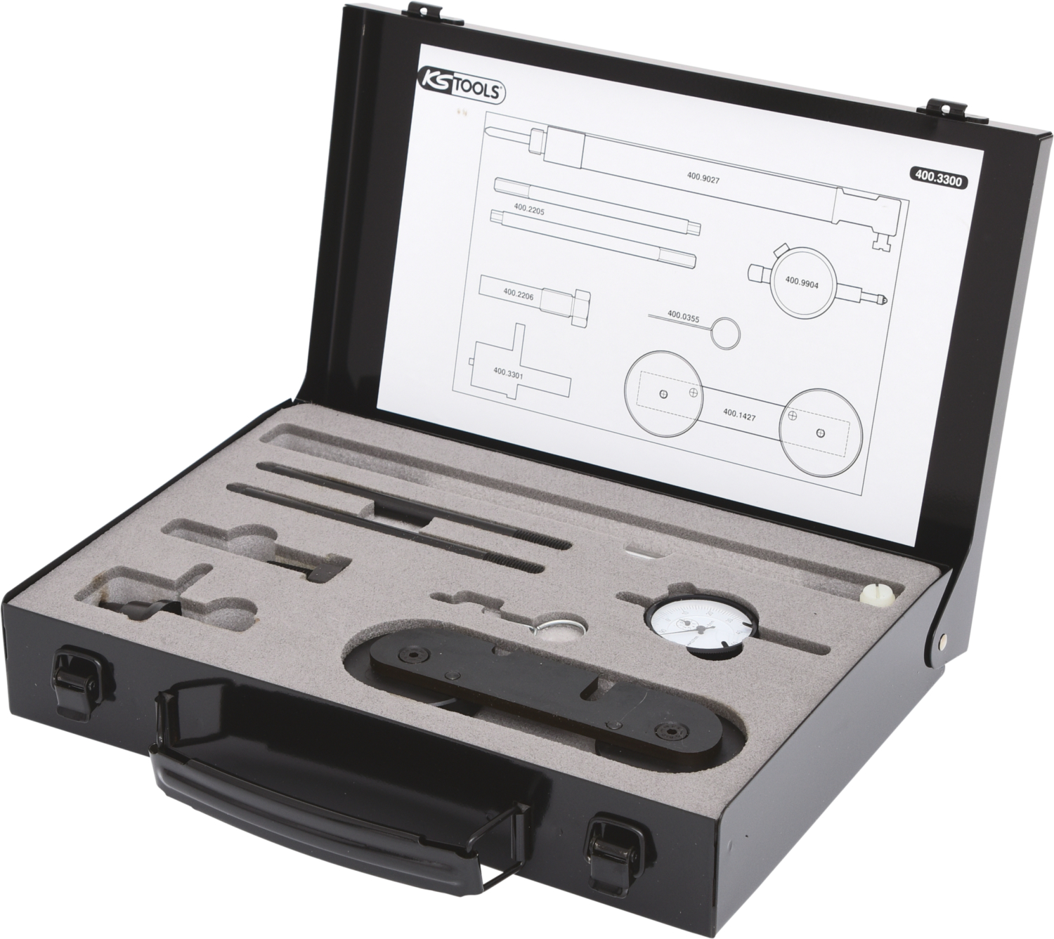 KS Tools Motoreinstell-Werkzeug-Satz für VAG, 8-tlg