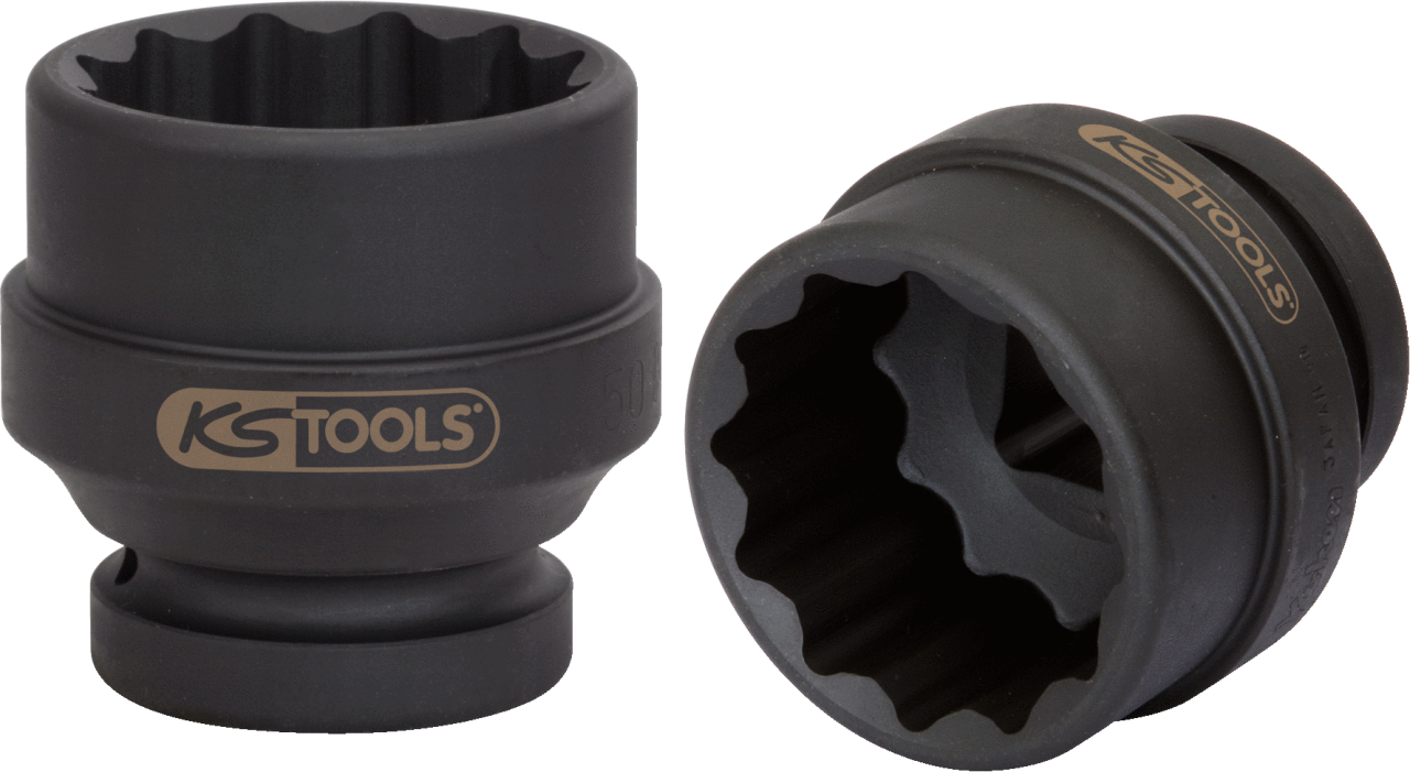 KS Tools 1" 12-kant-Kraft-Stecknuss, kurz
