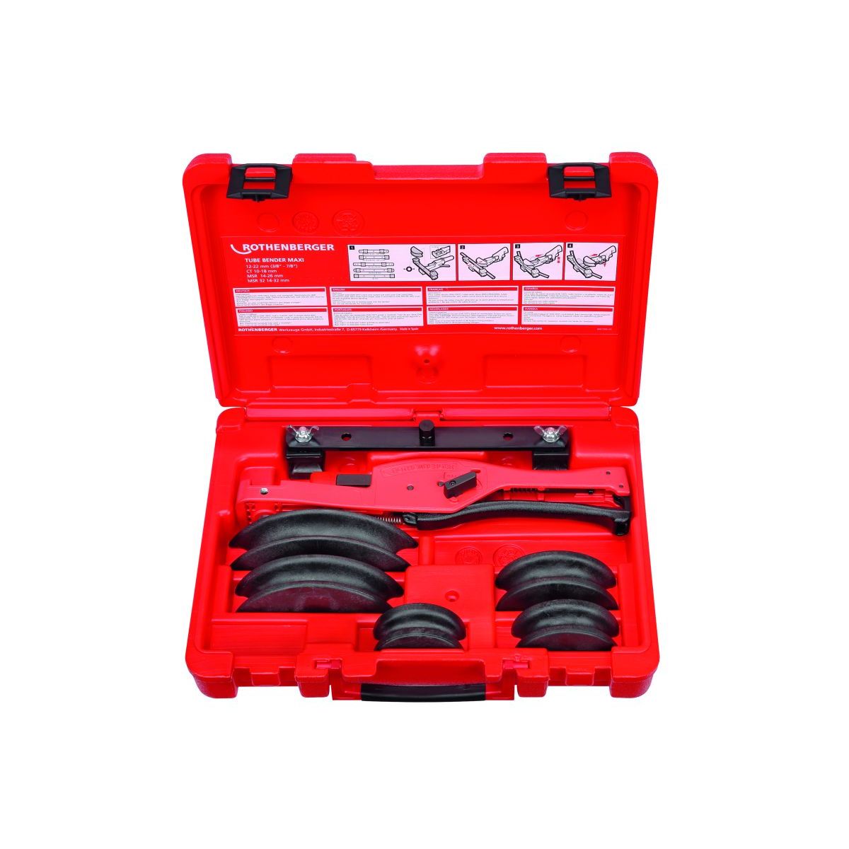 Rothenberger TUBE BENDER MAXI TB Maxi-Set, 12-14-16-18-22mm