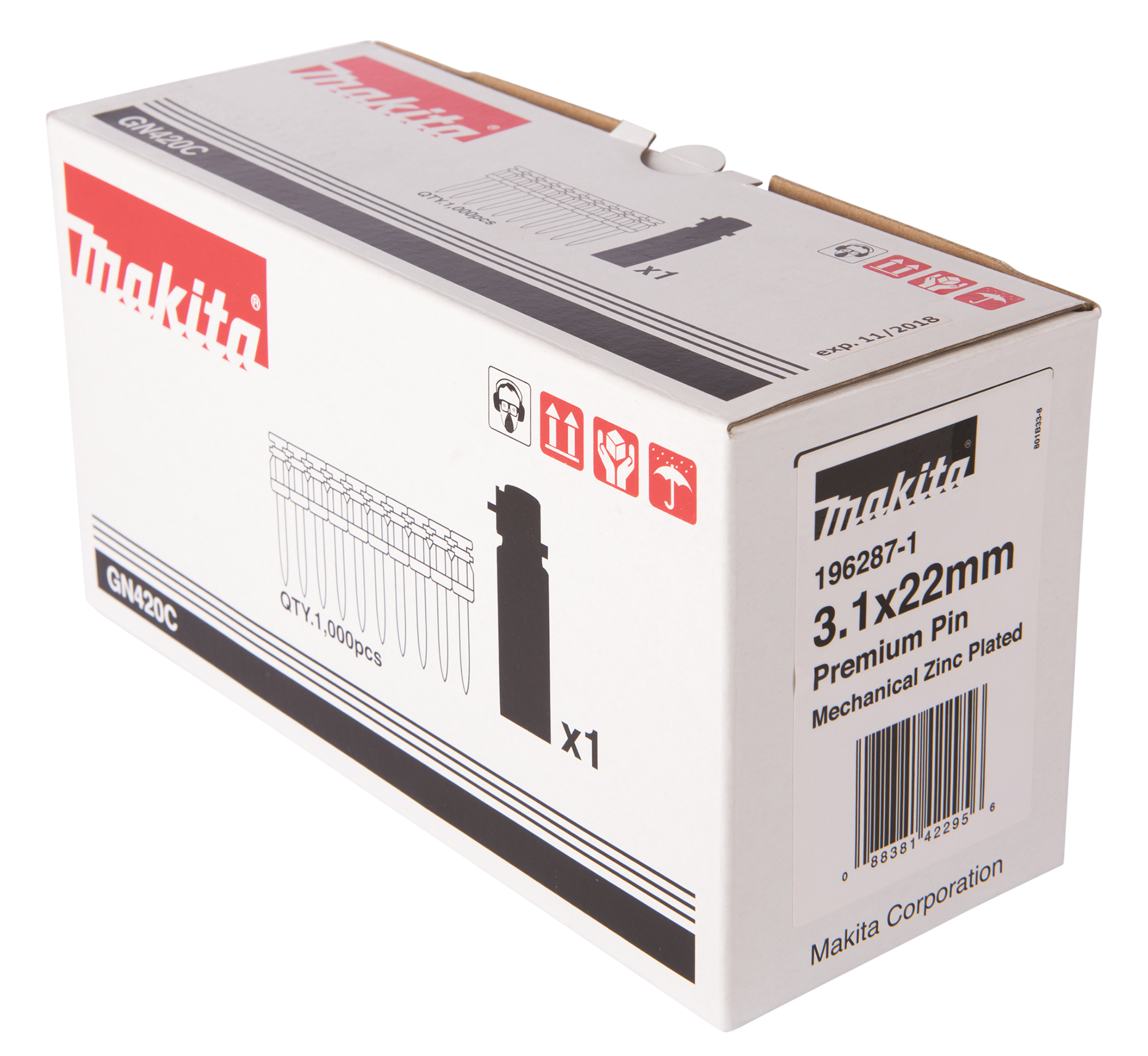 Makita Betonnagel 3,1x22mm HC6 - 196287-1