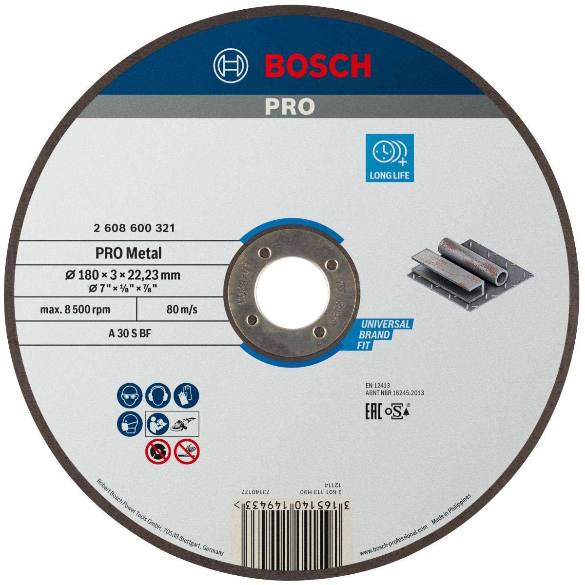 Bosch PRO Trennscheibe gerade Expert for Metal A 30 R BF