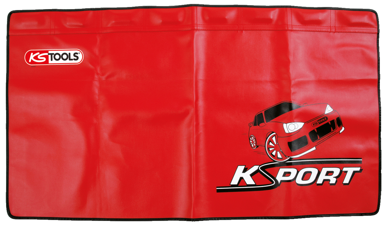 KS Tools Fahrzeugschoner mit eingenähten Magneten, 1070x600mm