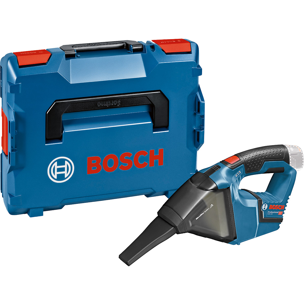 Bosch Akku-Sauger GAS 12V, Solo Version, L-BOXX