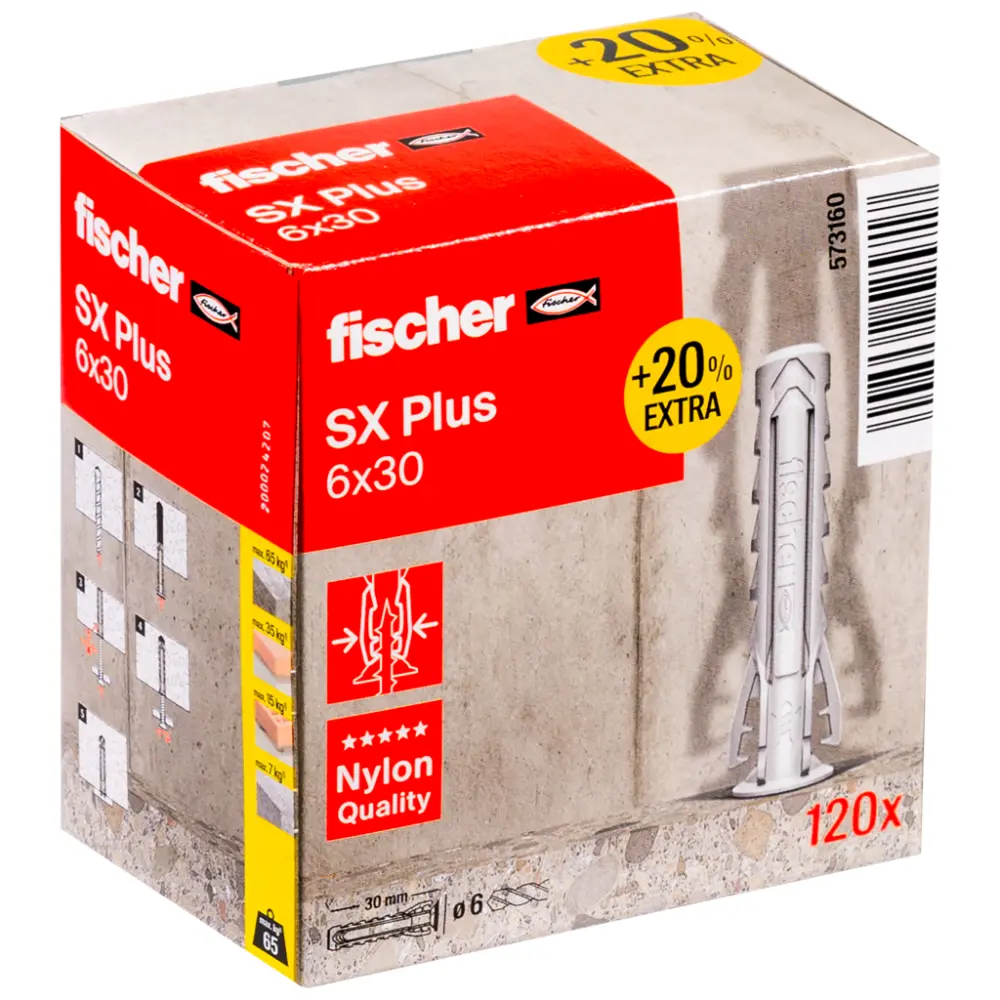 Fischer Spreizdübel SX Plus 6x30 +20%