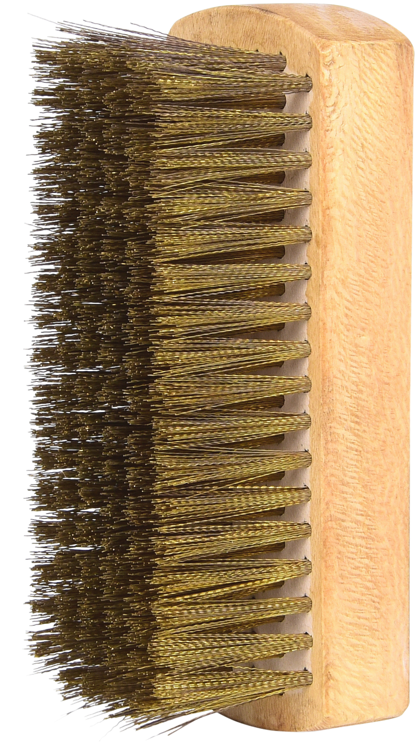 KS Tools BRONZEplus Bürste, Zinnbronzedraht, gewellt, 125 mm