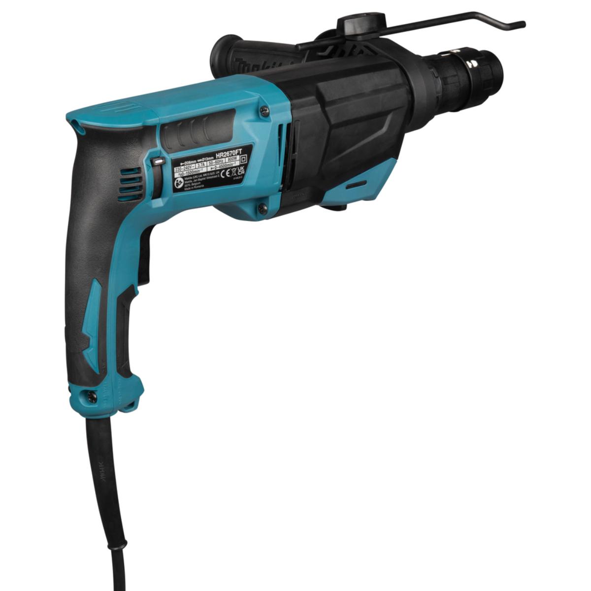 Makita Kombihammer 800 W, SDS-PLUS, 26 mm, 3,0 J - HR2670FTX1MA