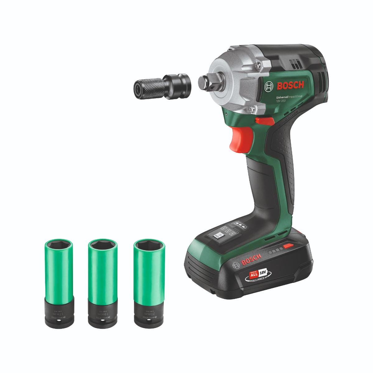 Bosch Akku-Drehschlagschrauber UniversalImpactDrive 18V-350, Steckschlüsseleinsatz