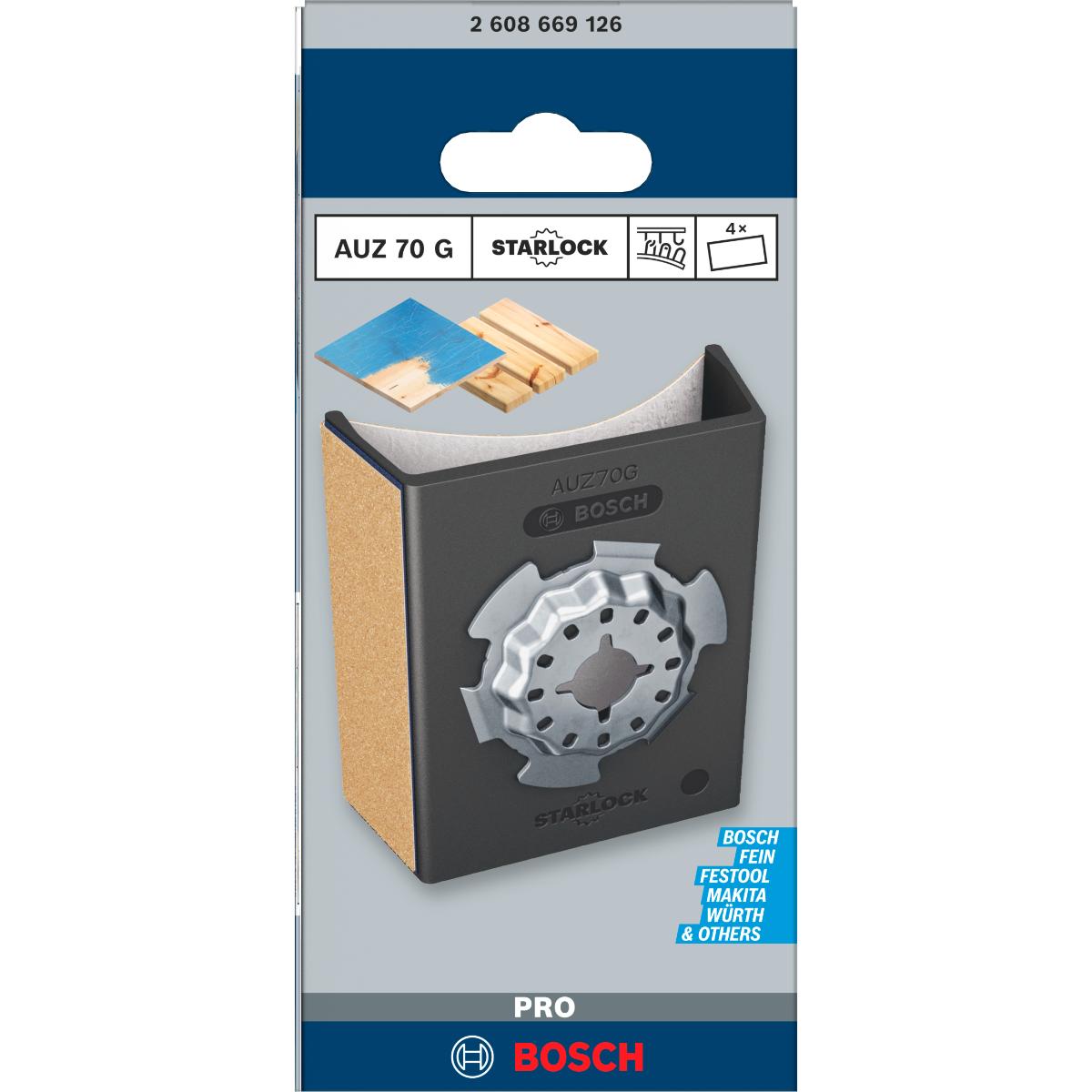 Bosch PRO AUZ 70 G Zubehör für Multifunktionswerkzeuge,70 x 65 mm