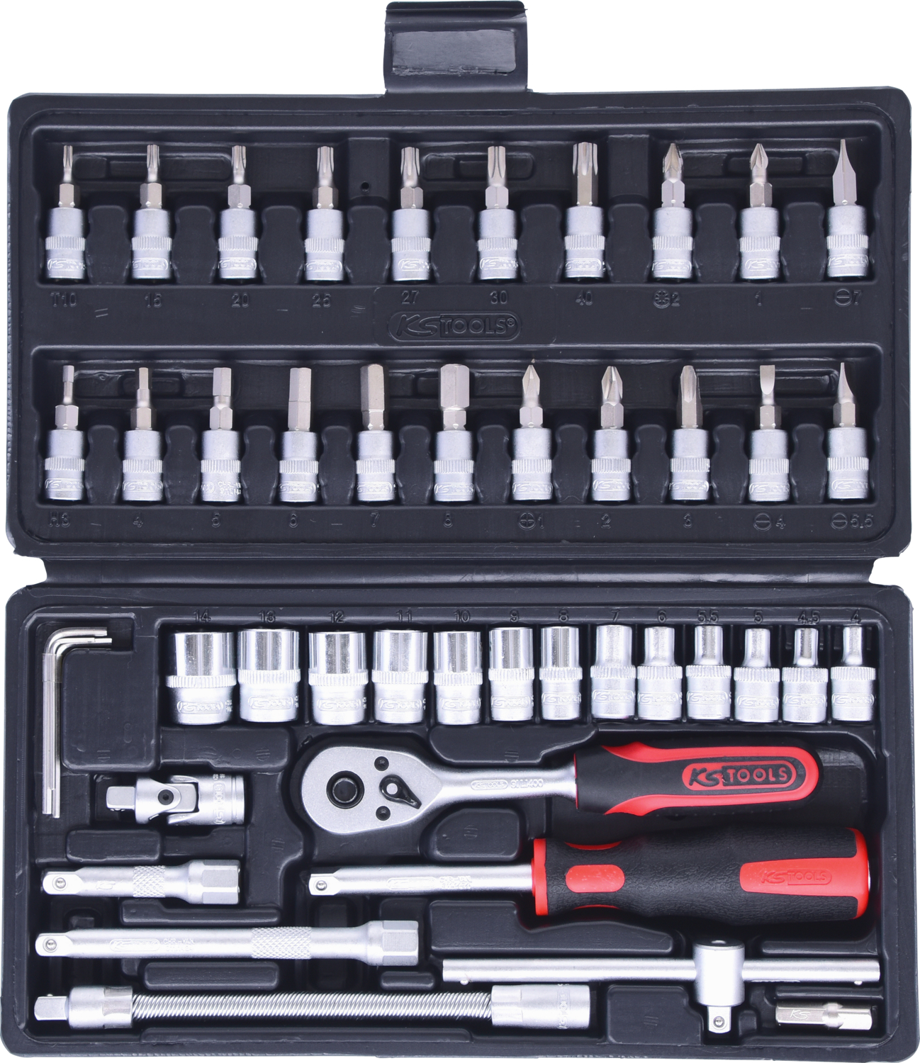 KS Tools 1/4" Steckschlüssel-Satz, 46-tlg