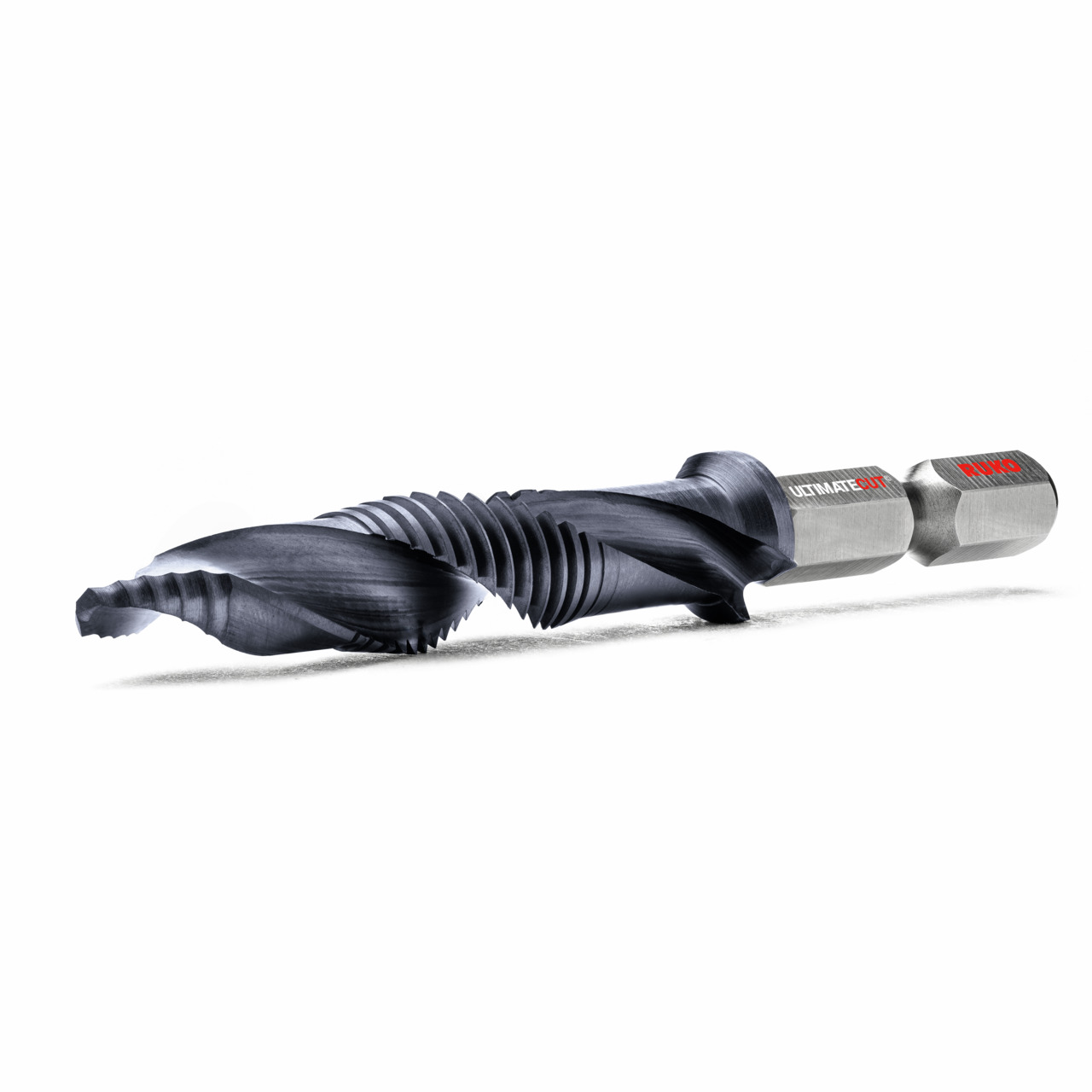 RUKO ULTIMATECUT Kombi-Maschinengewindebohrer mit FLOWSTEP® Spitze, HSS, Bit-Schaft- 7-tlg.