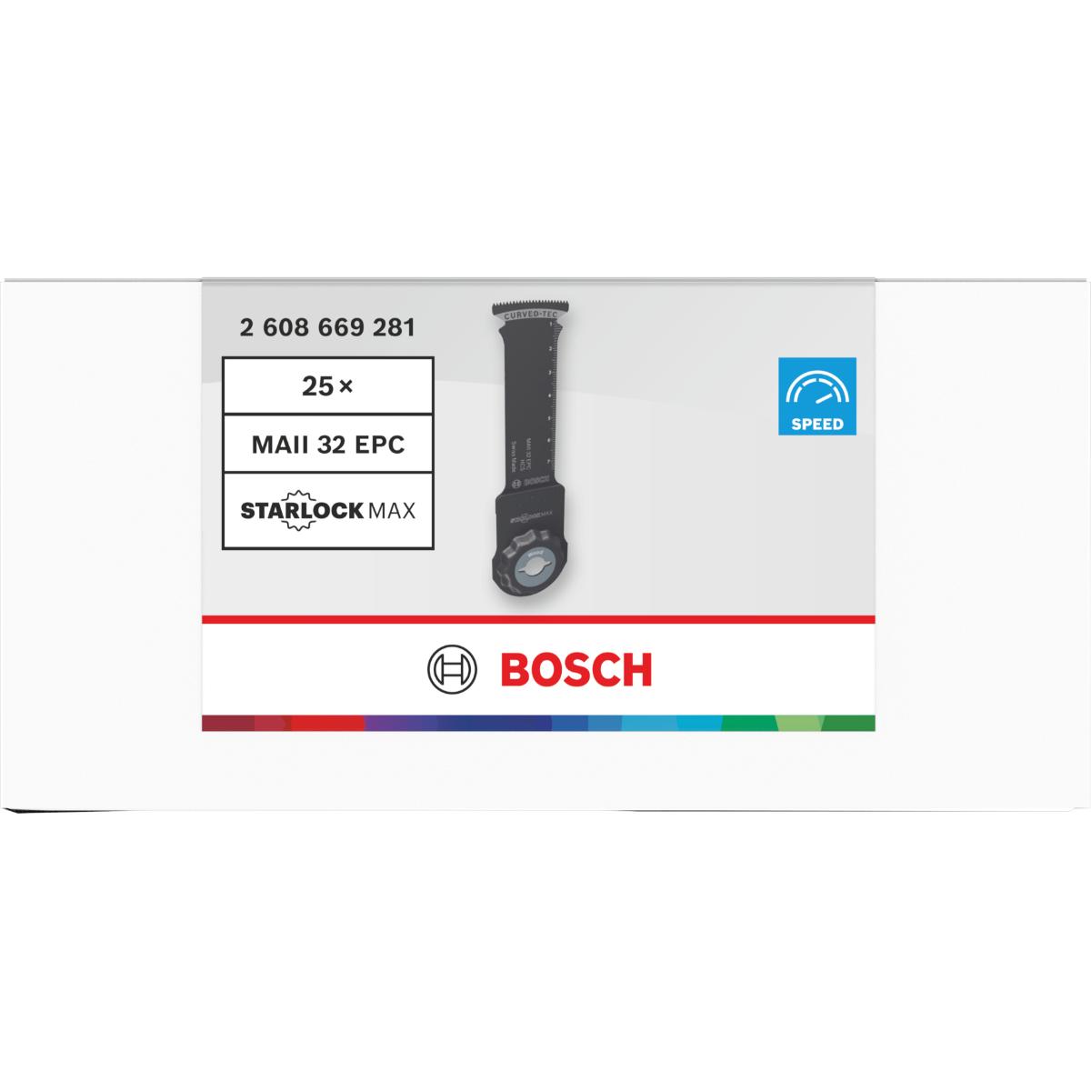 Bosch MAII 32 EPC Holz Tauchsägeblatt, Starlock, 32 x 80 mm, TU25, Min. Menge 25