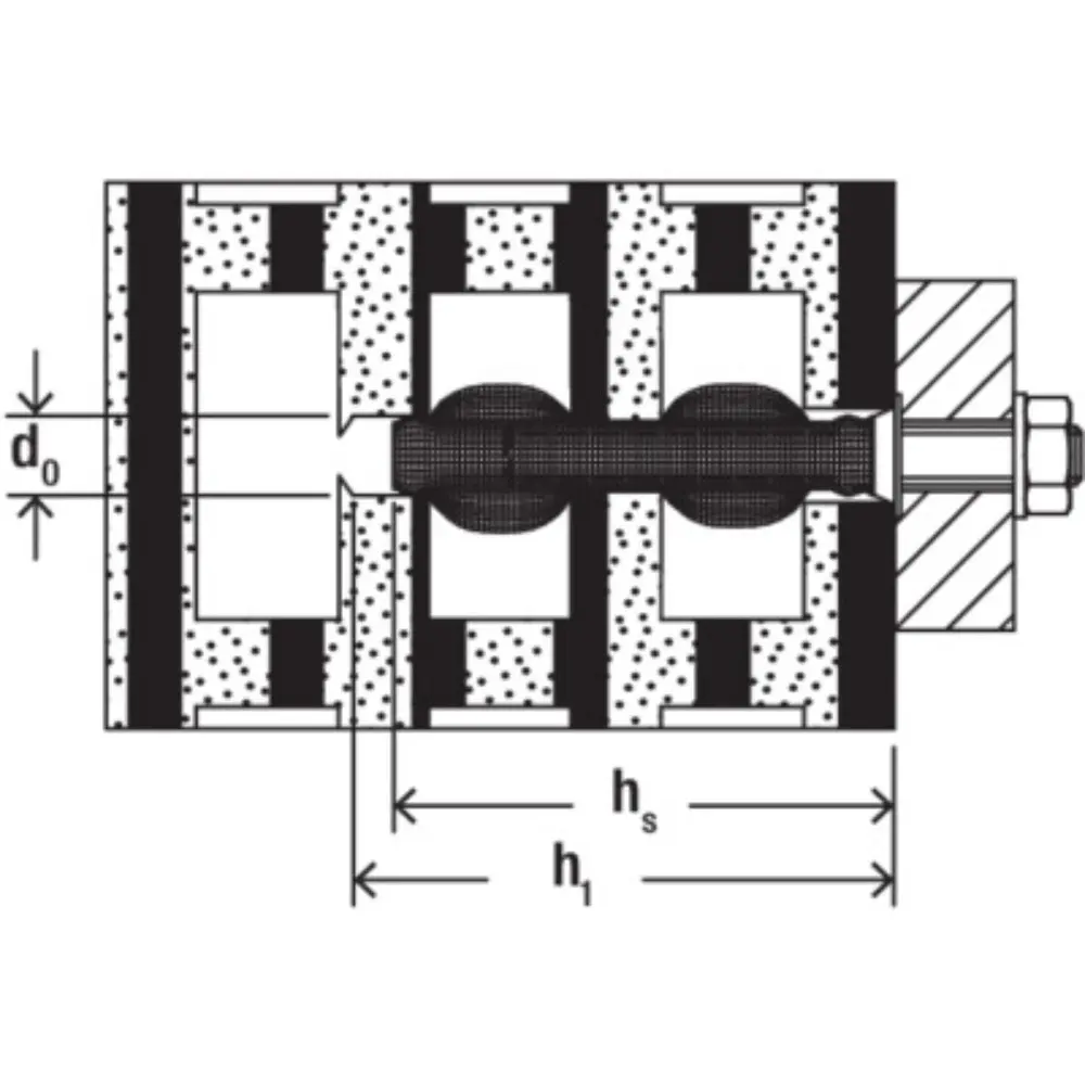 Fischer Ankerhülse FIS H 16x85 N mit Netz