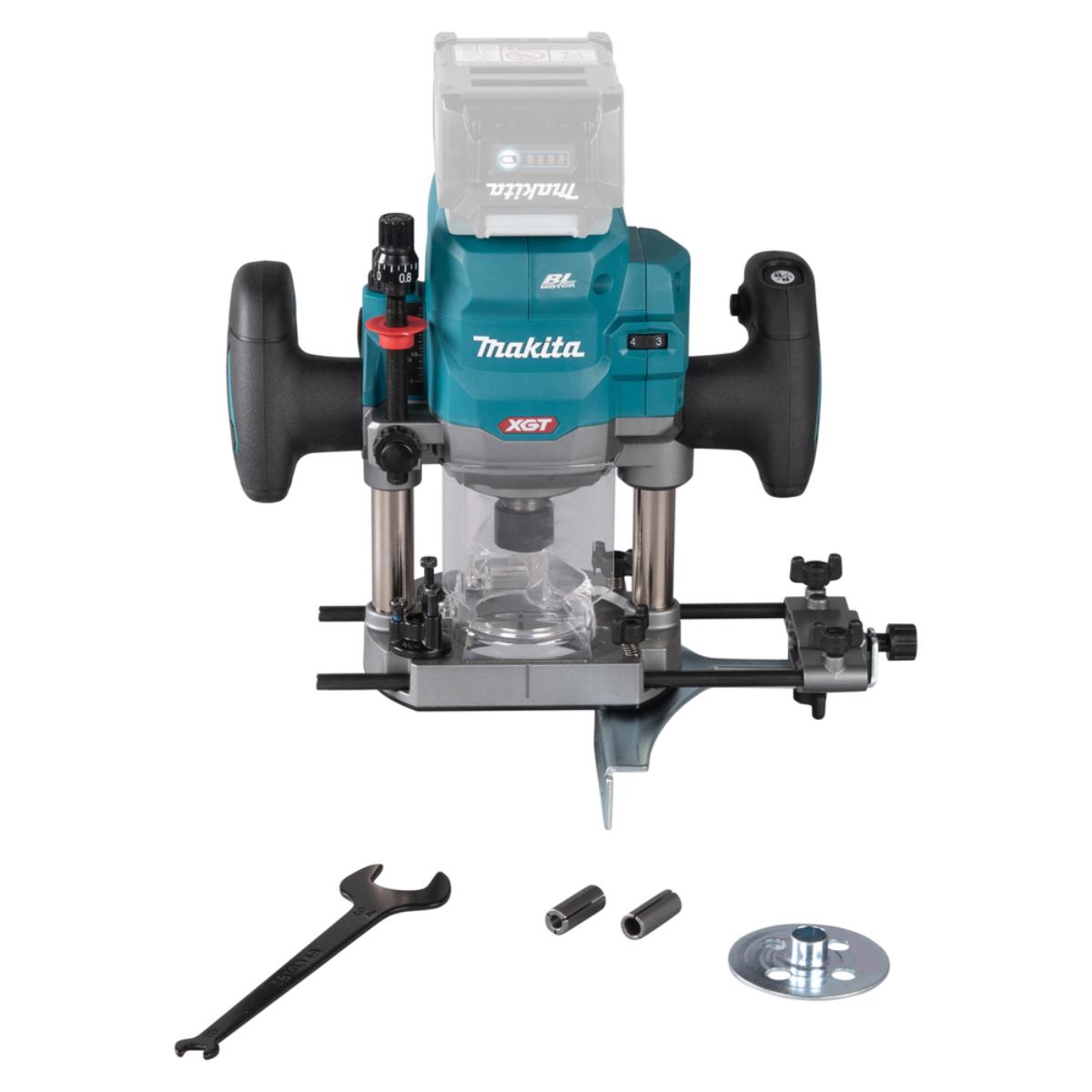 Makita Akku-Oberfräse XGT - 40V max. 12 mm - 8.000-25.000 U/min - RP001GZ