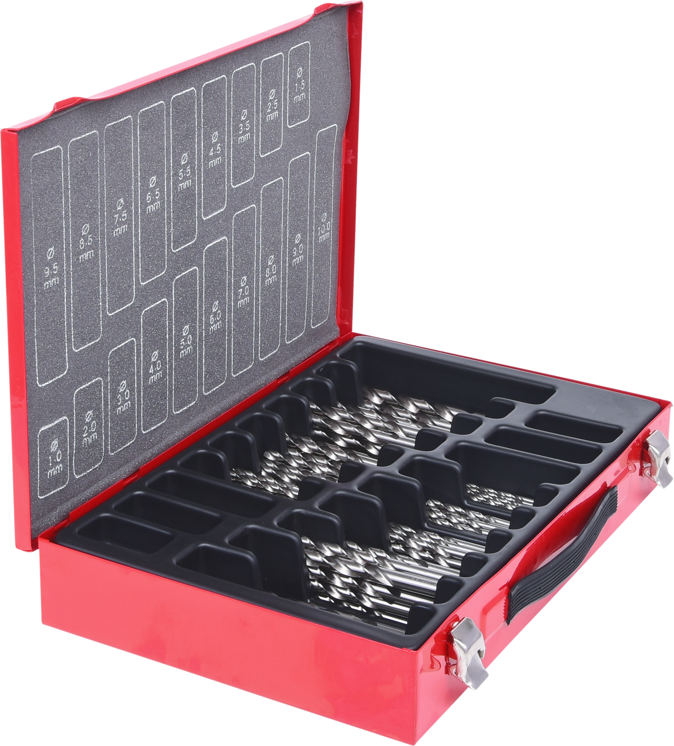 KS Tools HSS-G Spiralbohrer-Satz, 170-tlg, 1-10mm